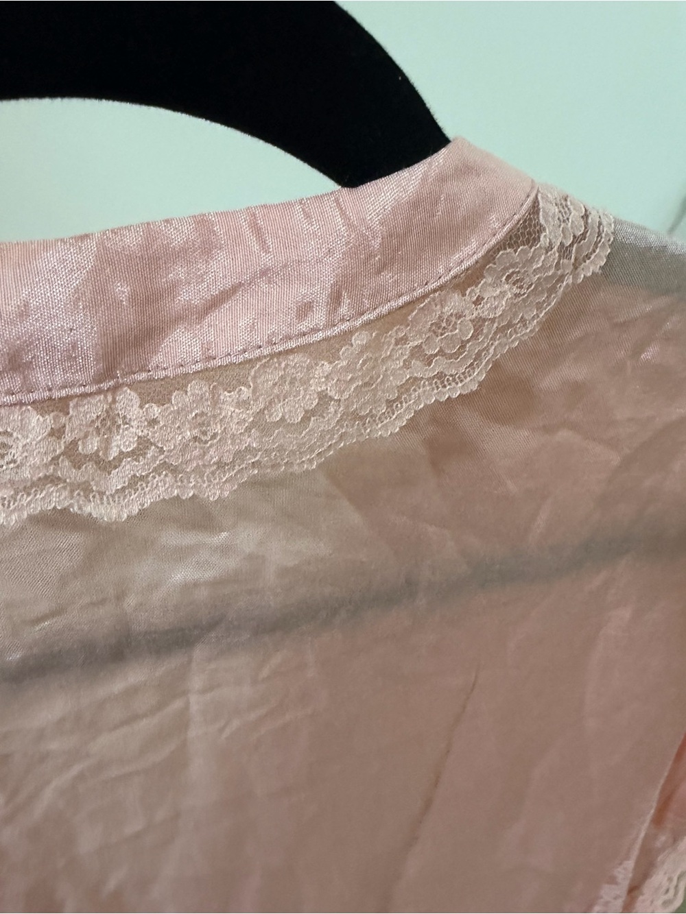 Free people Silky Lace-Trim Sleep Top in Blush Pink - Picture 3 of 6